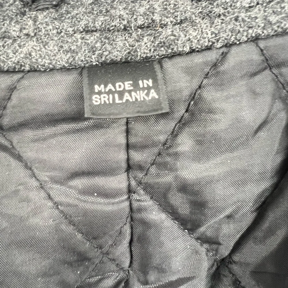 J Crew grey wool blend coat jacket size 42S